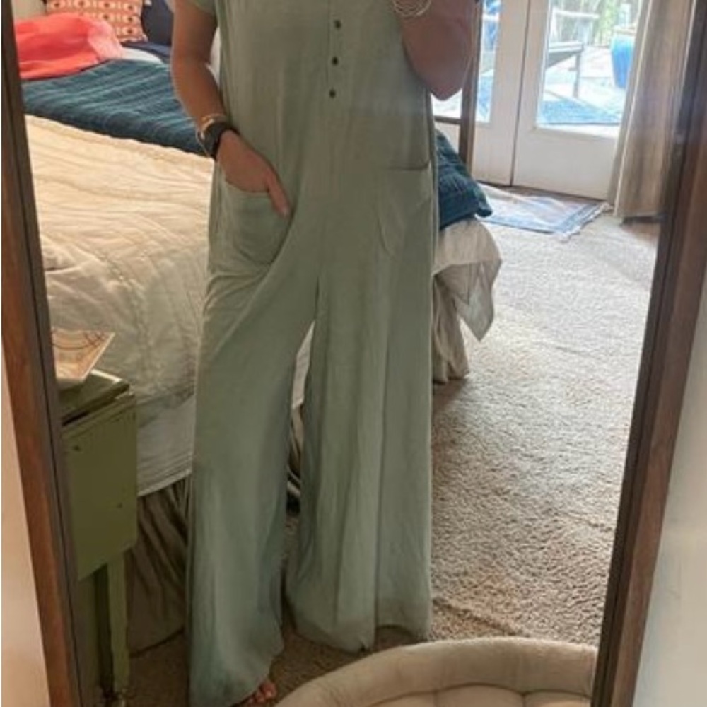 Free People Sage Jumpsuit